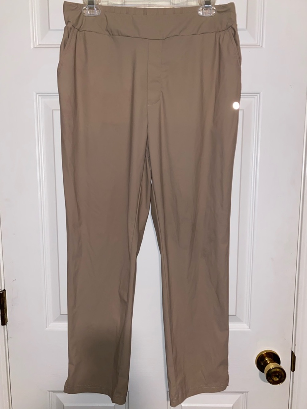Baleaf Women's Taupe Track Pants with Elastic Waist